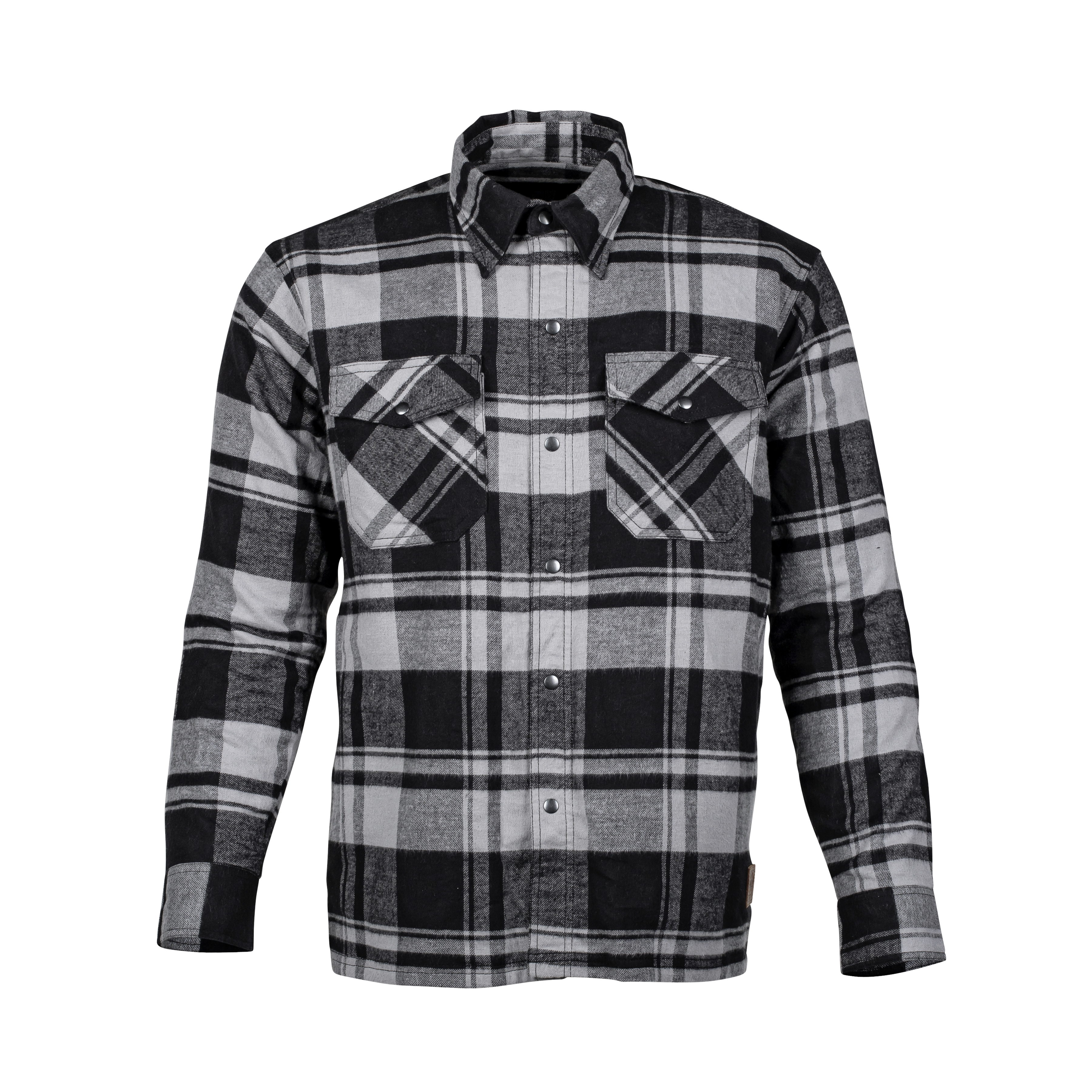 "The Bender" Men's Premium Armored Riding Flannel Red Tide Large - Click Image to Close