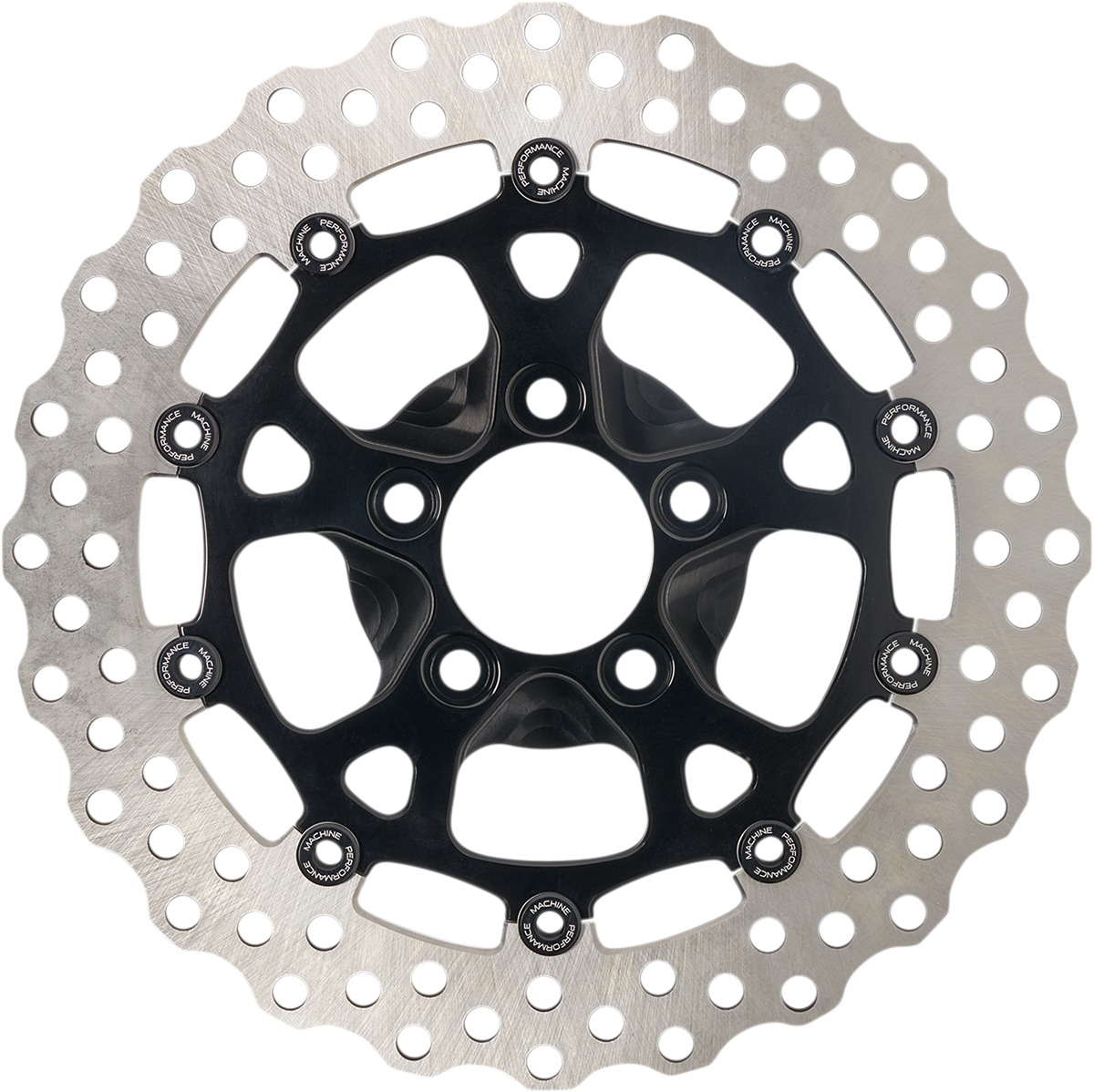 Performance Machine Dominator Front Brake Rotor 11.8" Black Anodized - Click Image to Close
