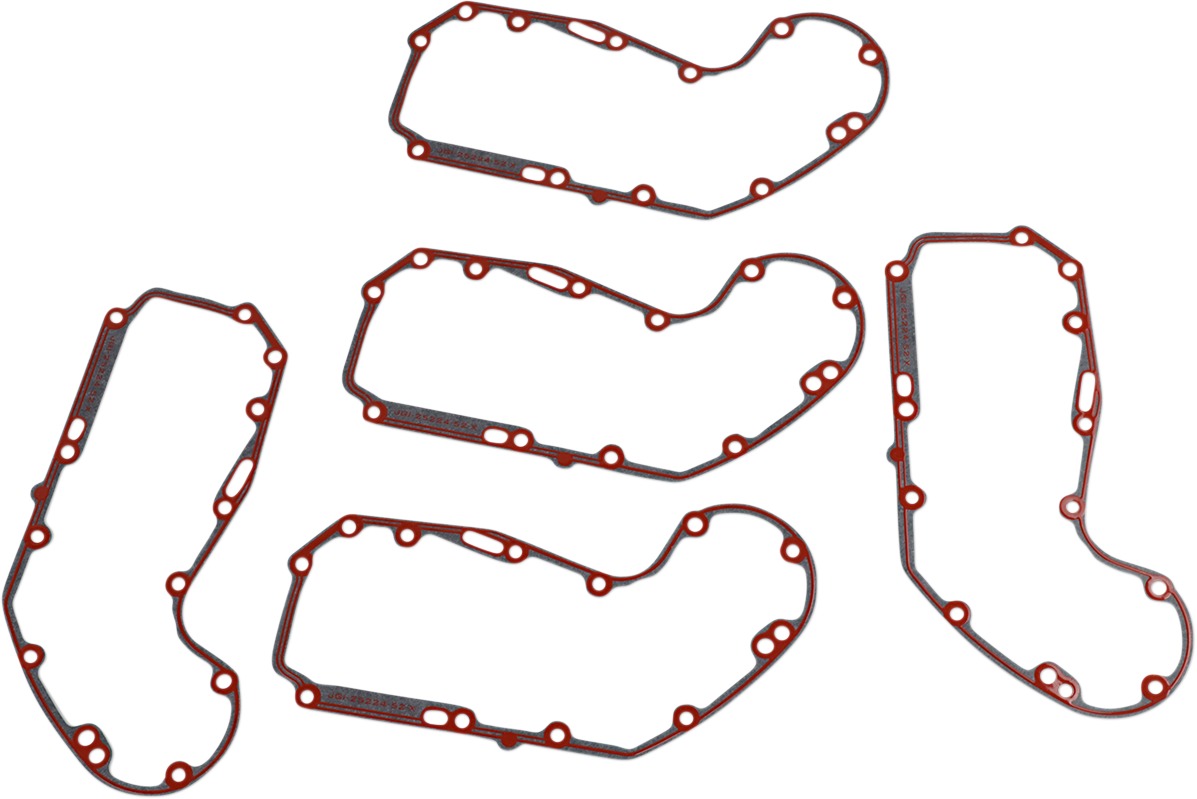 5 Pack Cam Cover Gasket Kit Beaded Paper - For 72-81 Harley XLH XLS - Click Image to Close