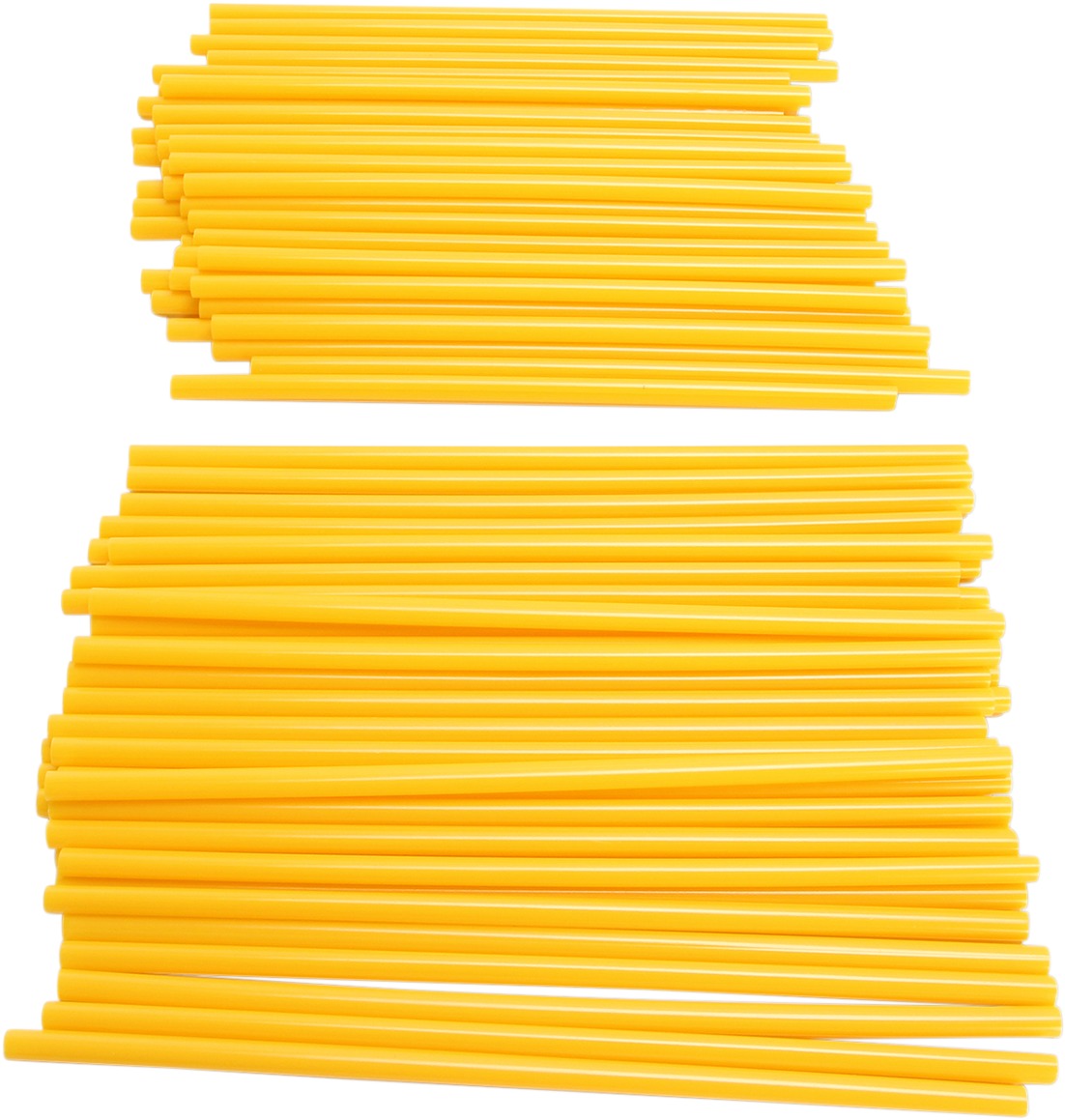 Yellow Spoke Covers - 80 Pack - 40 Front & 40 Rear For MX Bikes - Click Image to Close