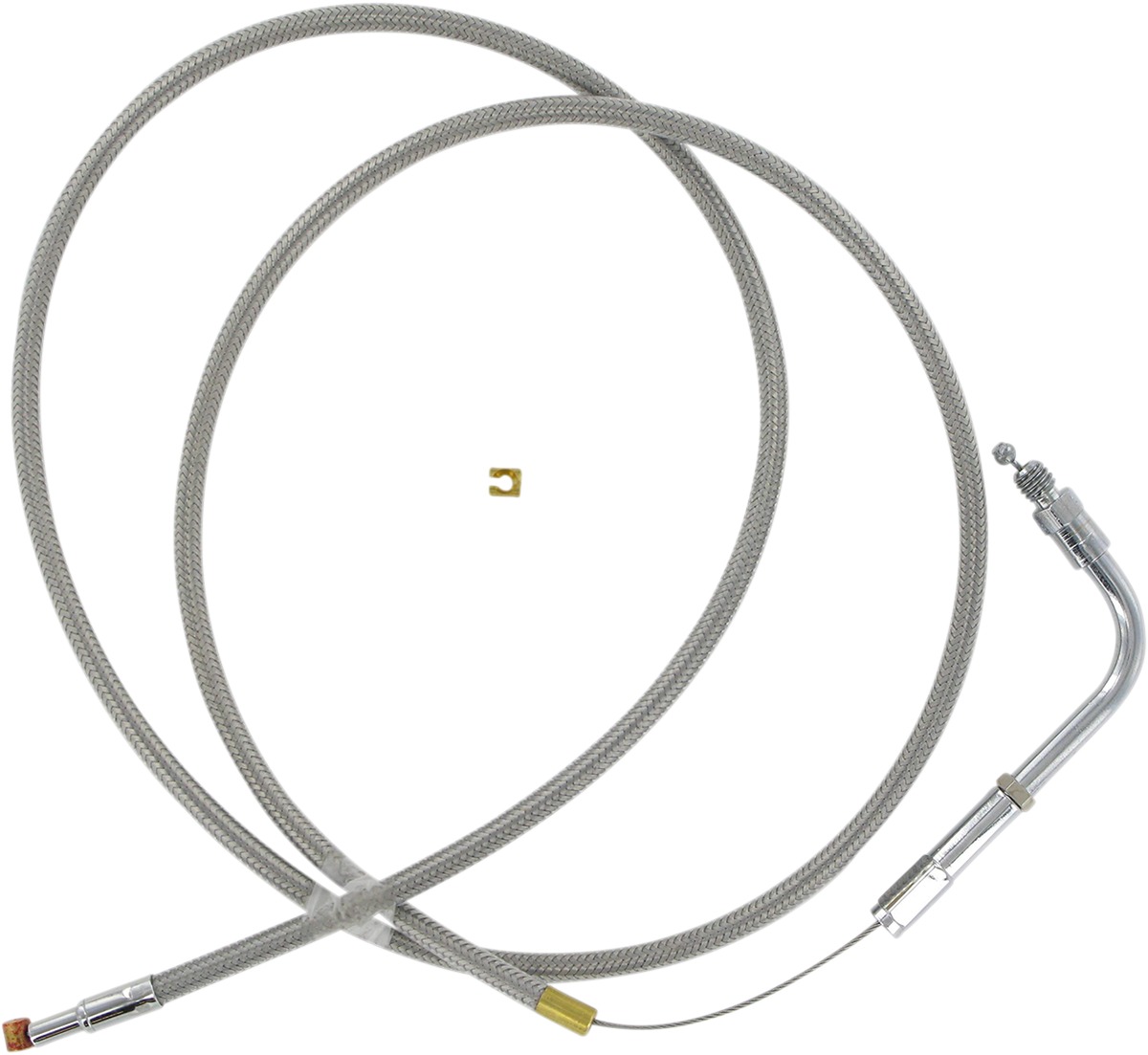 Barnett Clear Coat Throttle Cable 44" For 81-89 HD FLT - Click Image to Close