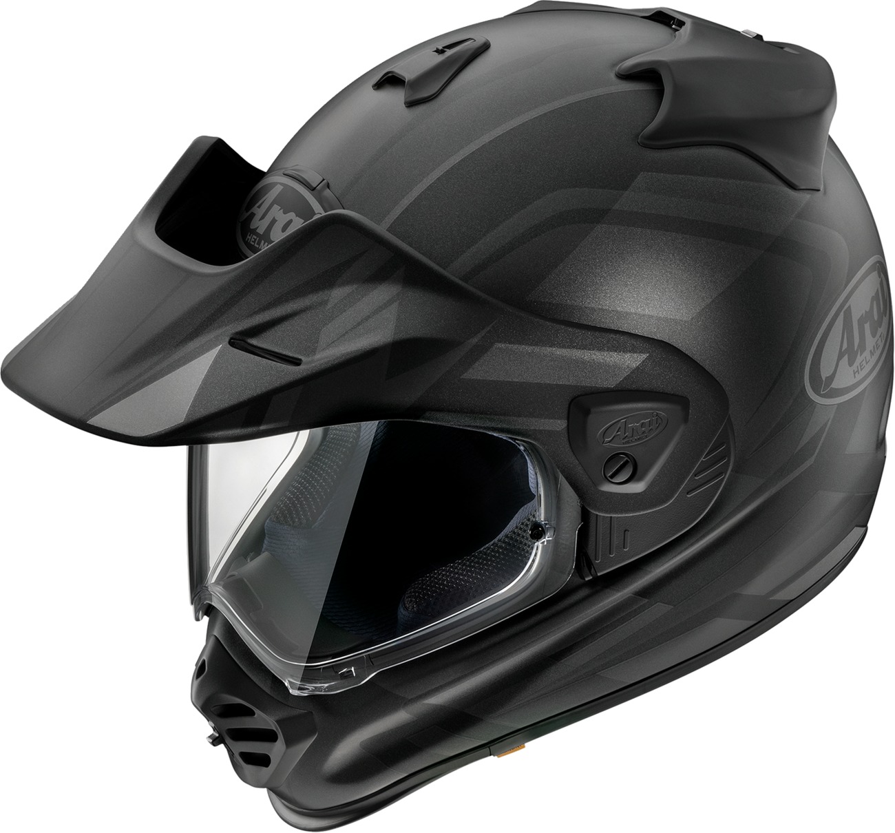 Arai XD-5 Discovery Helmet Matte Black - Large - Adventure dual-sport helmet in Matte Black, Large - Click Image to Close