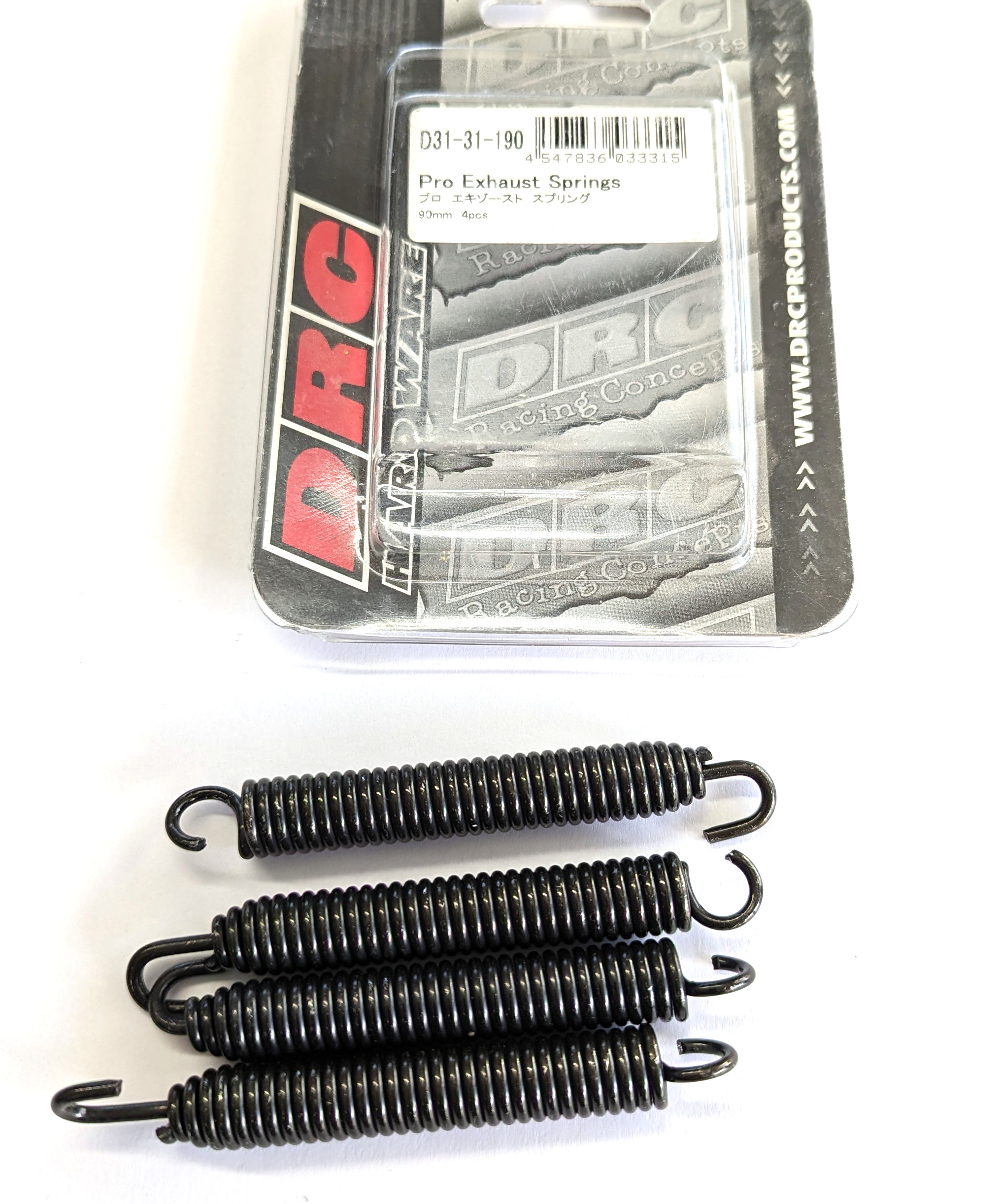 90mm Pro Exhaust Springs - 4 Pack - Click Image to Close