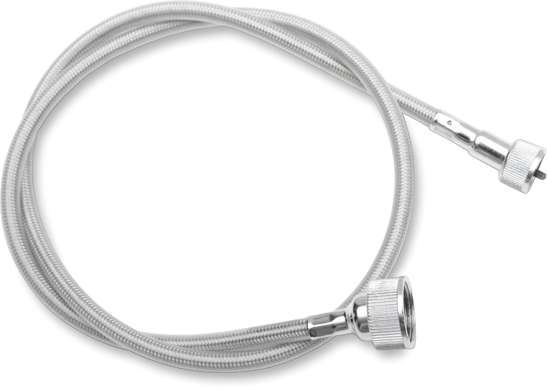 43" Braided Stainless Steel Speedometer Cable - For Wheel Drive - Replaces 67048-83A & 67052-78B - Click Image to Close
