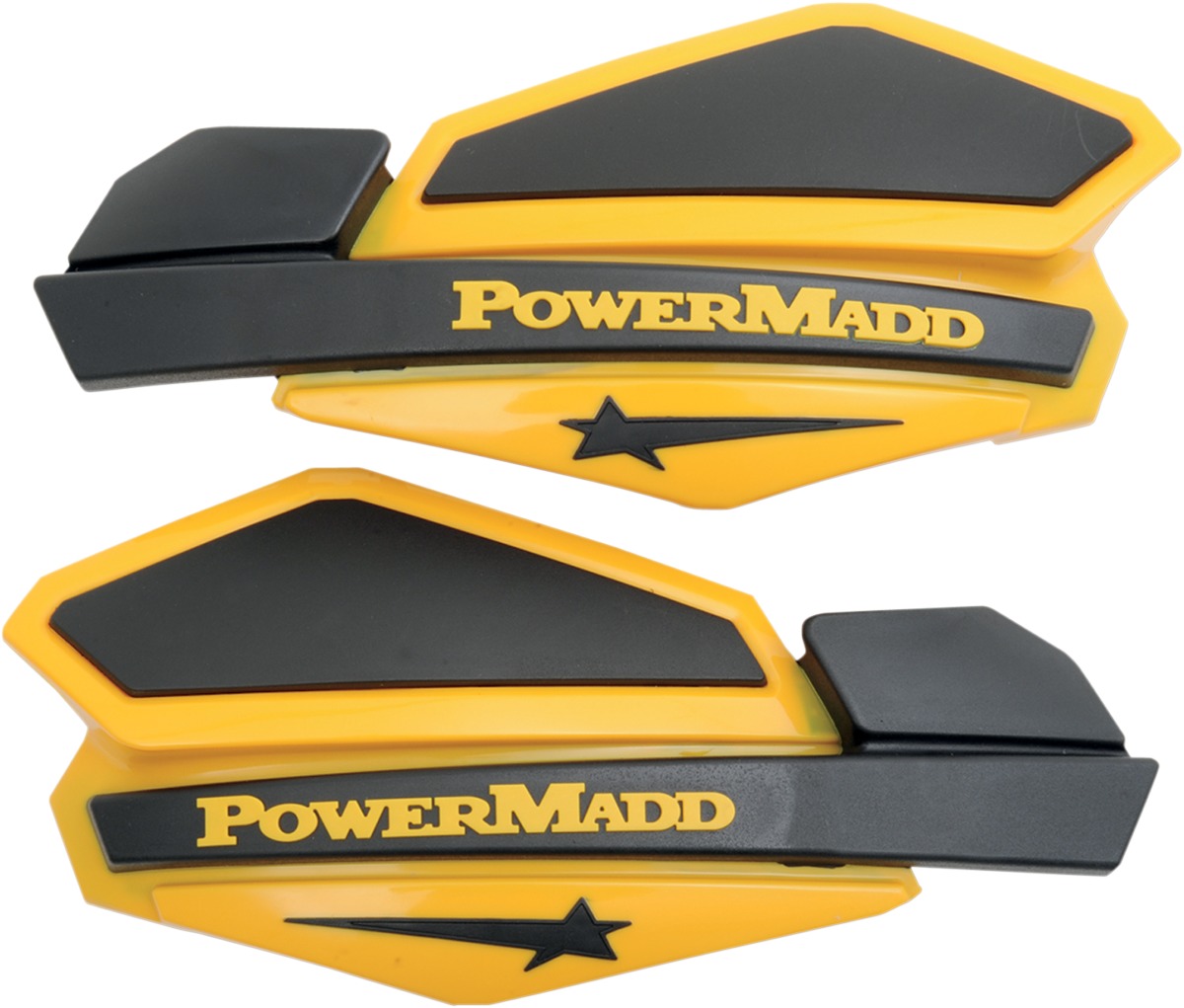 Star Series Handguards (Yellow/Black) - Guards ONLY, Use mounts 34252 or 34250 - Click Image to Close