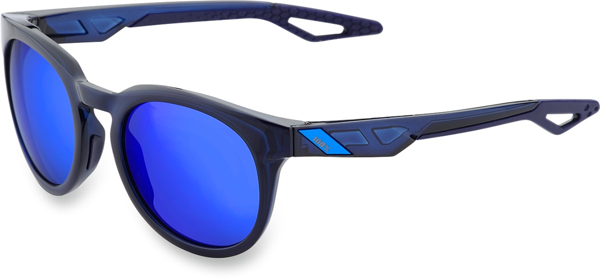 Campo Sunglasses Blue w/ Blue Mirror Dual Lens - Click Image to Close