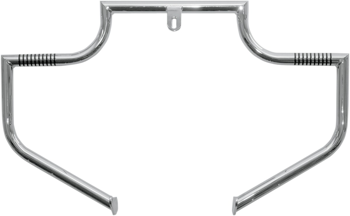 Chrome Linbar Engine Guard - For 93-17 Harley Dyna w/ Forward Controls - Click Image to Close