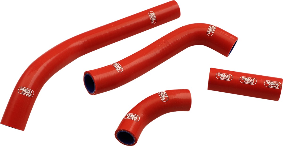 Moose Race Fit Radiator Hose Kit Red For Honda CRF450R/RX/RWE - Red silicone hose kit for Honda CRF450R/RX/RWE - Click Image to Close