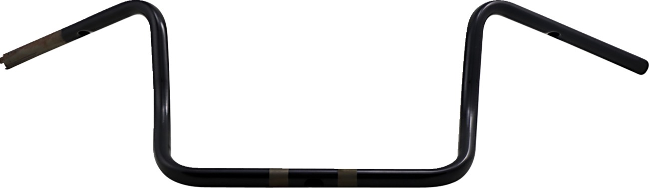 Drag Specialties 1in Ape Hanger Handlebar Black 12in Rise For Harley-Davidson - Click Image to Close