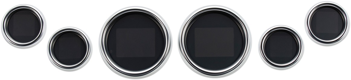MLX Series Gauges Chrome - Dakota Digital - Click Image to Close