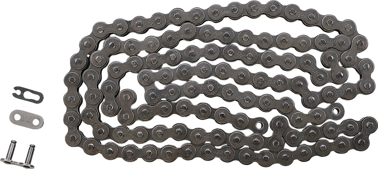 D.I.D Standard 420D Chain 120 Link Non-O-Ring Natural - Click Image to Close