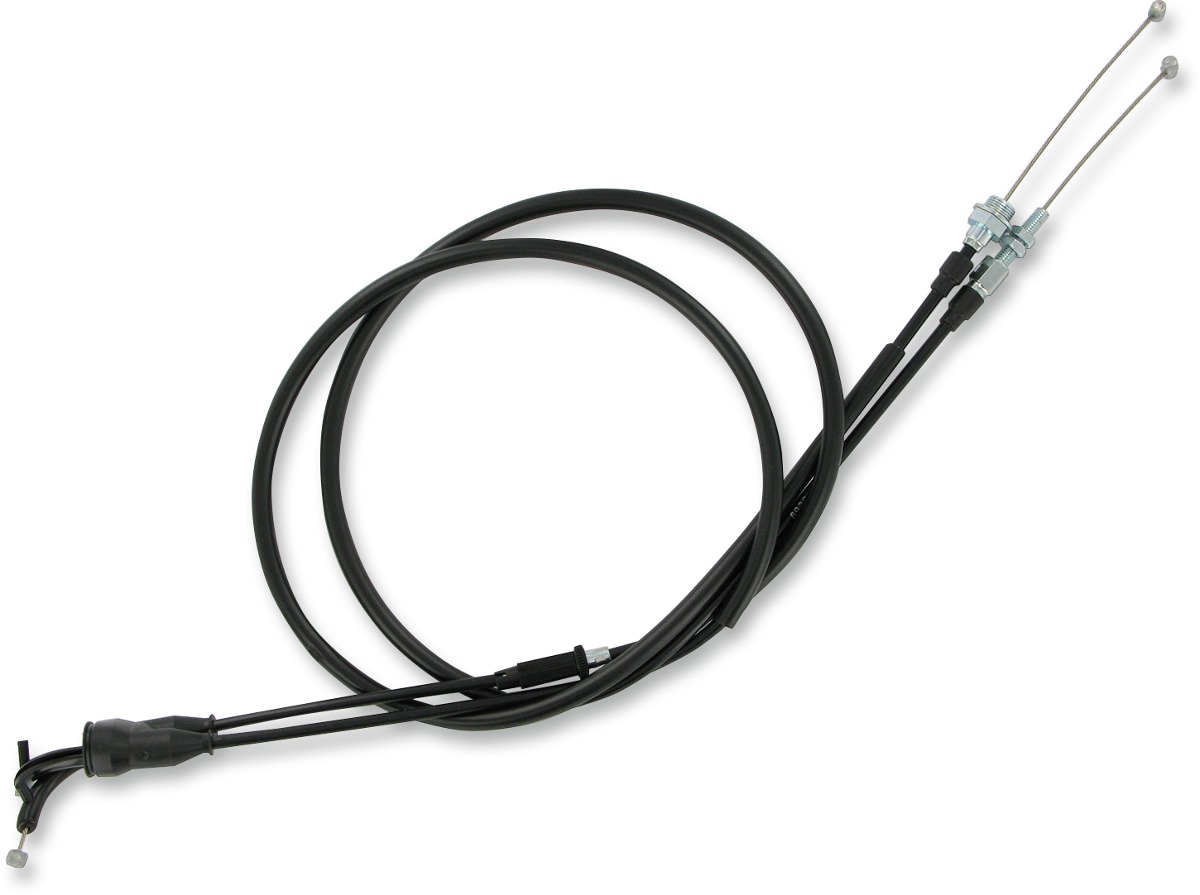 Parts Unlimited Black Vinyl Throttle Cable For Yamaha YZ450F WR450F YZ250F - Click Image to Close