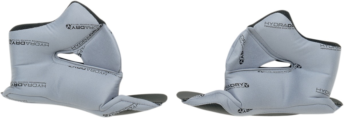 ICON Airmada Helmet Cheek Pads Hydra-Dry Small Gray 20mm - Replacement cheek pads for Airmada helmets Small - Click Image to Close