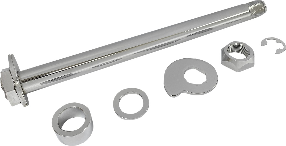 Drag Specialties Rear Axle Kit Chrome For 2008 Harley Touring Models - Rear axle kit for 2008 Harley Touring models - Click Image to Close