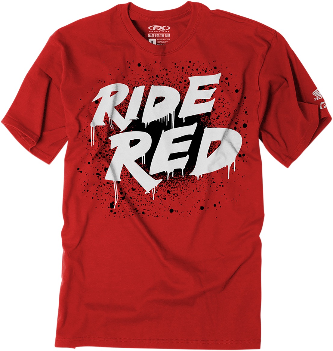 Youth Honda Splatter Tee - Honda Splatter Tee Red Ymd - Click Image to Close