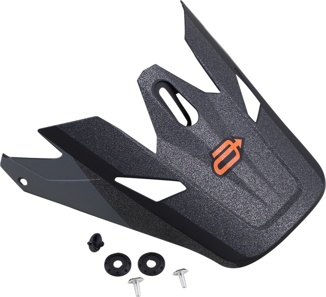 Arctiva Rise Helmet Visor Kit Orange Black Adult One Size - Replacement visor for Arctiva Rise helmets - Click Image to Close