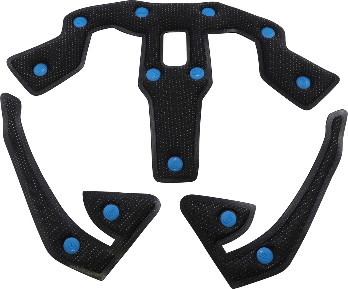 100% Trajecta Bicycle Helmet Liner XL Black - Replacement liner for 100% Trajecta XL helmets - Click Image to Close