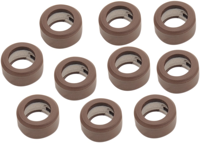 Drag Specialties Lower Fitting Seals for Oil Feed/Return Lines 10 Pack - Lower fitting seals for oil feed and return lines - Click Image to Close