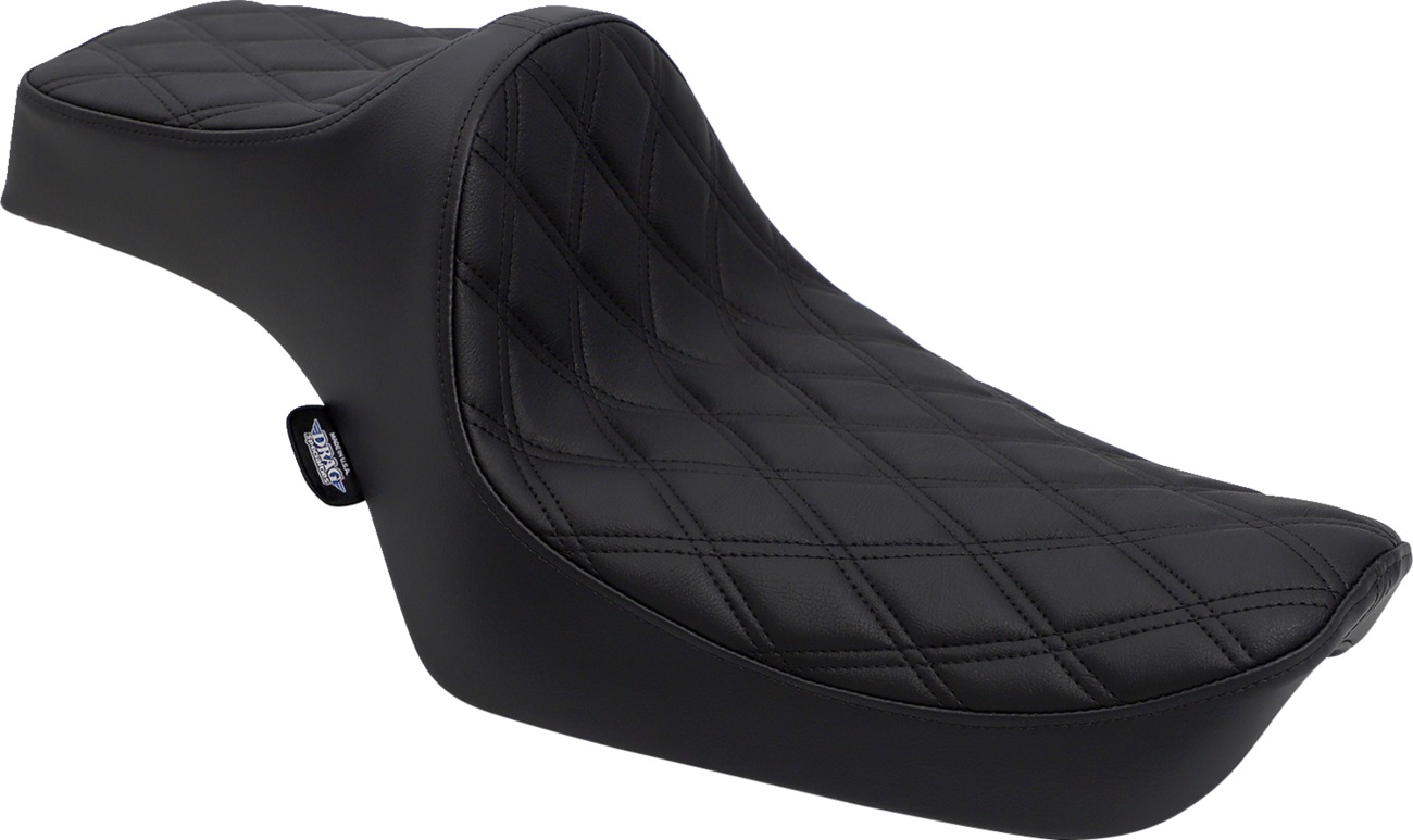 Drag Specialties Predator III Seat Black For Harley Sportster XL Models - Predator III seat fits Harley Sportster XL models - Click Image to Close