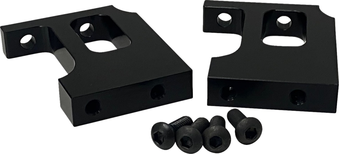 Giant Loop GSA23 Adapter Kit for BMW GSA Pannier Mounts Black - Adapter kit for BMW GS Adventure pannier racks - Click Image to Close