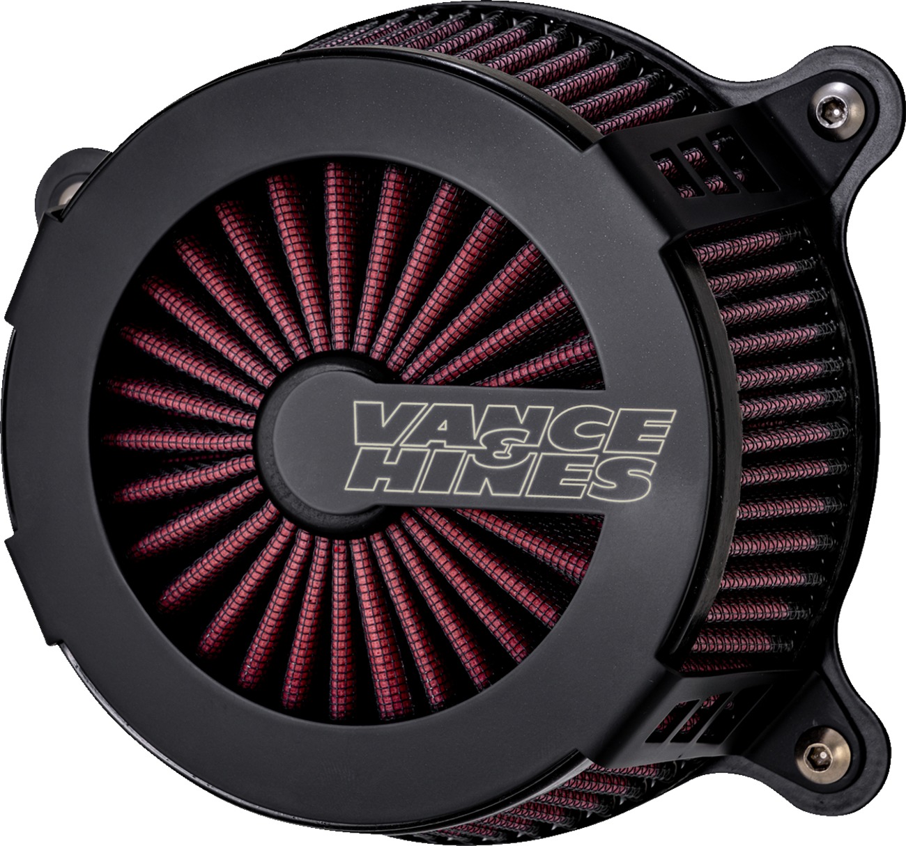 Vance & Hines VO2 Cage Fighter Air Intake Black Fits Sportster 91-20 - Click Image to Close
