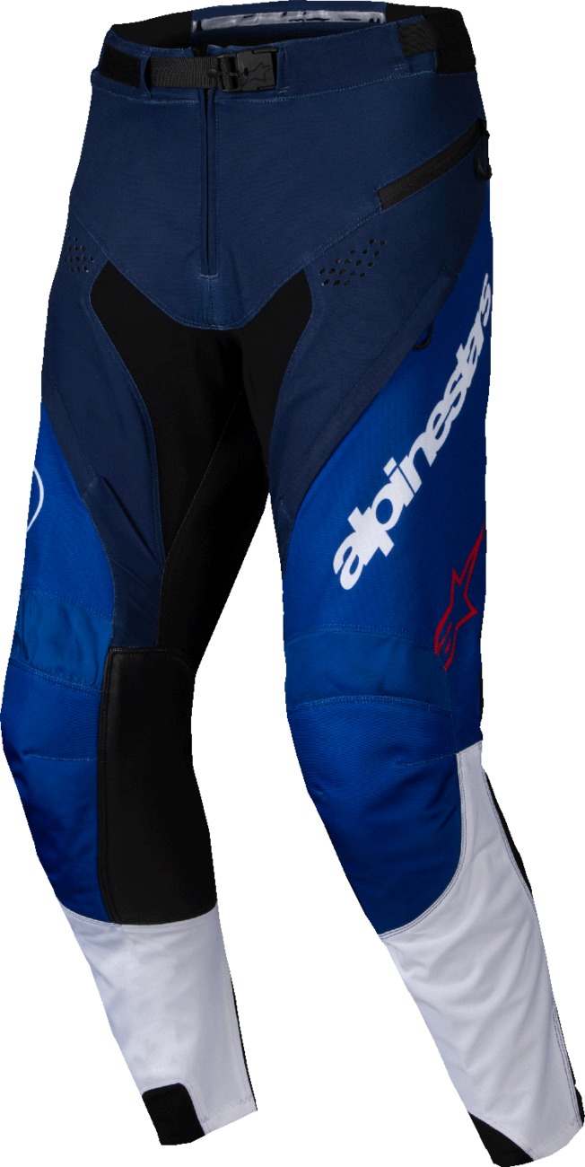 Alpinestars Pro-Dura Pants Navy/Blue/White Men's 34 - Durable off-road pants in size 34 - Click Image to Close