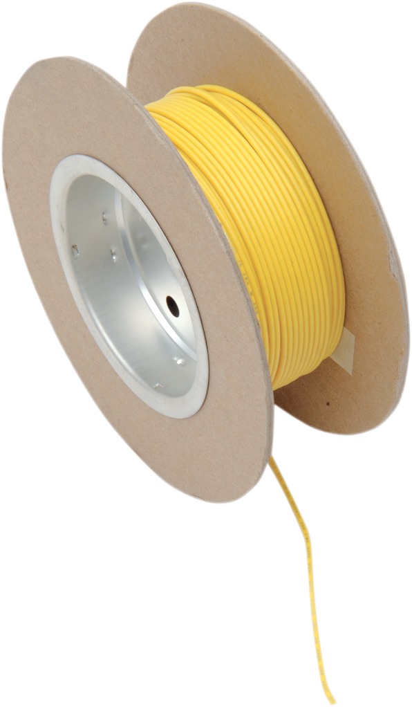 Yellow 18 Gauge Color Match Primary Wire - 100' Spool - Click Image to Close