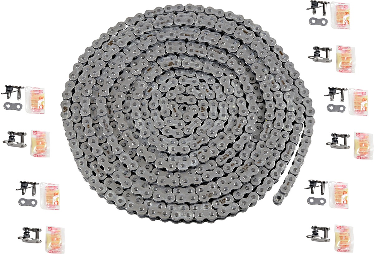 RK 520 MAX O-Ring Bulk Drive Chain 25ft Natural - 25ft 520 MAX O-Ring chain, Natural finish - Click Image to Close