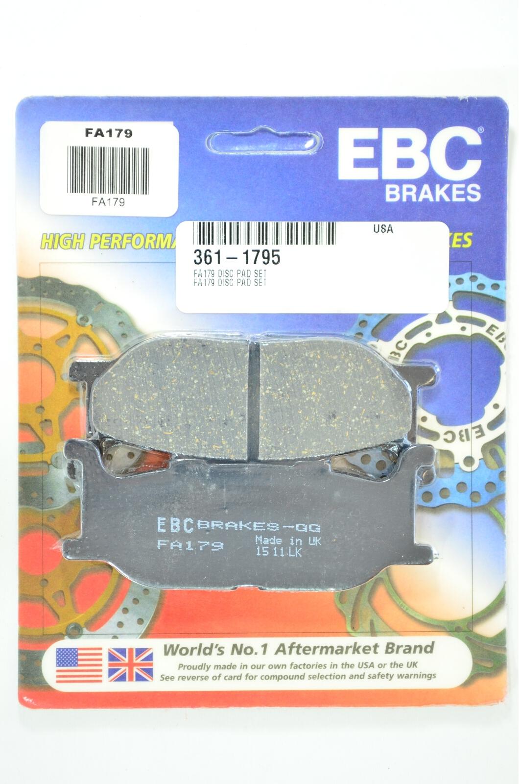 Standard Organic Brake Pads Front Set - Click Image to Close