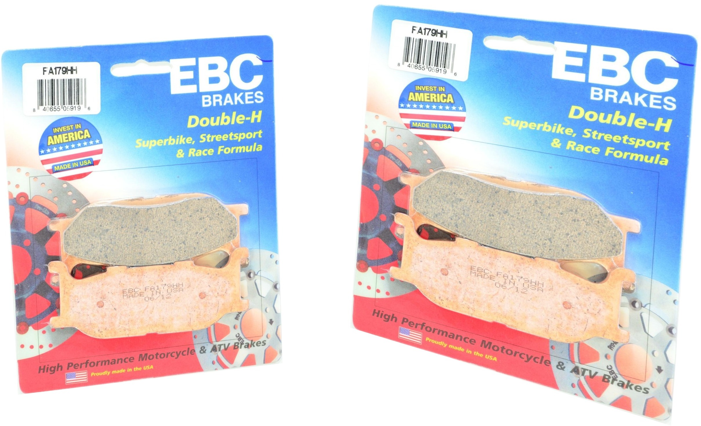 Sintered Double-H Brake Pads Front Set - Click Image to Close