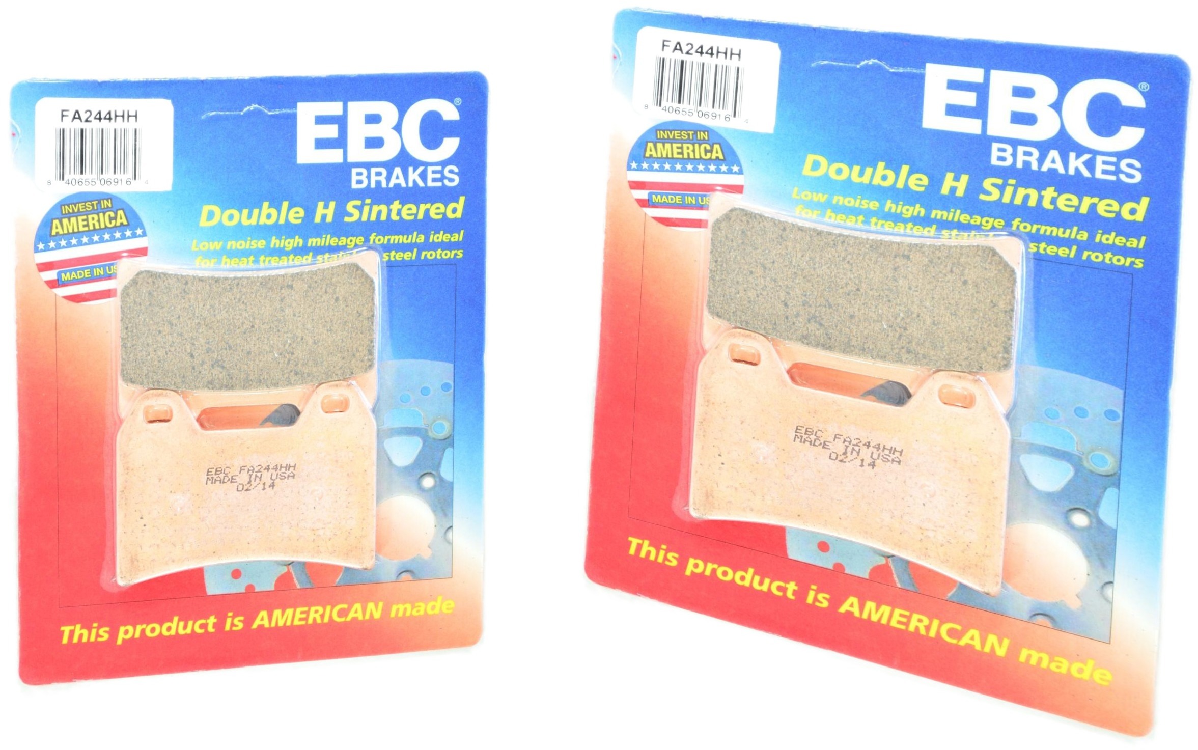 Sintered Double-H Brake Pads Front Set - Click Image to Close