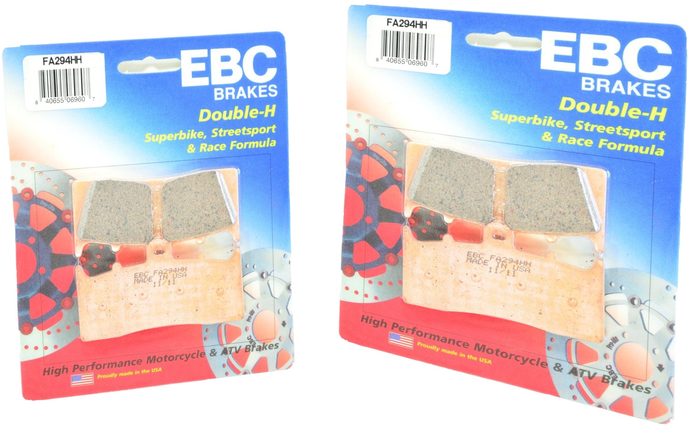 Sintered Double-H Brake Pads Front Set - Click Image to Close