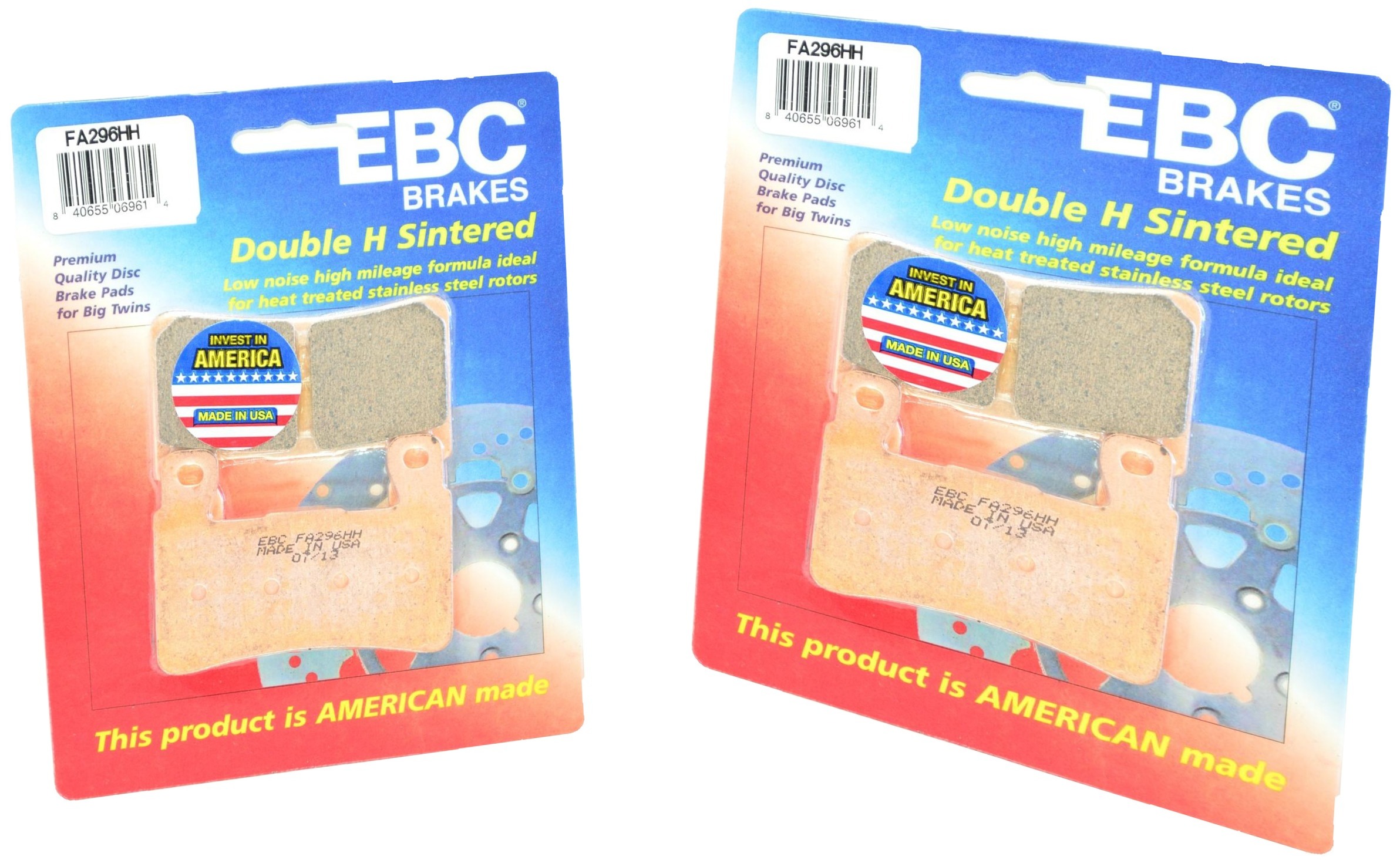 Sintered Double-H Brake Pads Front Set - Click Image to Close