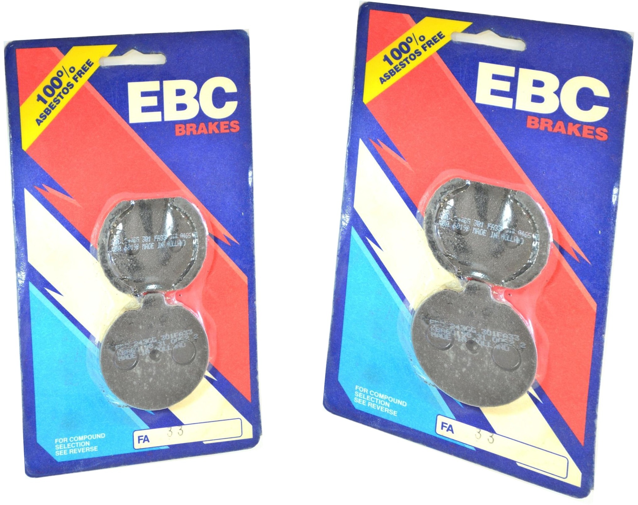 Standard Organic Brake Pads Front Set - Click Image to Close