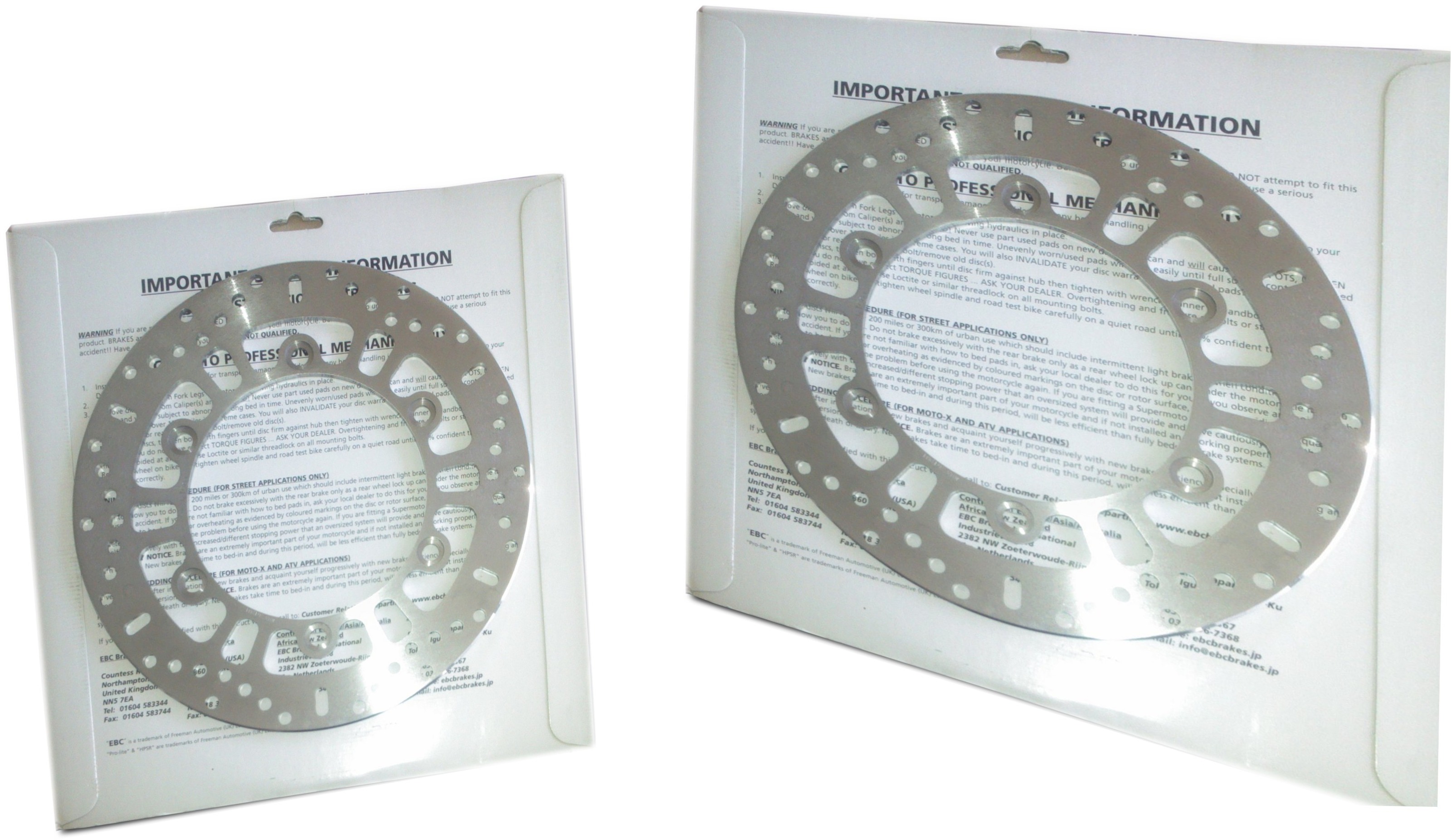 Standard Brake Rotor Front Set - Click Image to Close