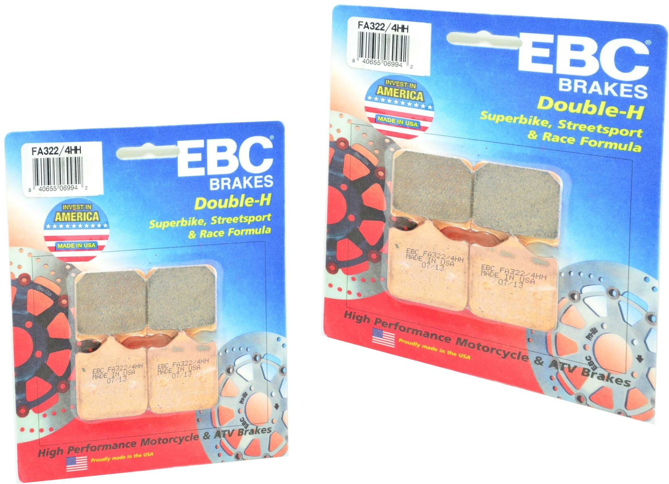 Sintered Double-H Brake Pads Front Set - Click Image to Close