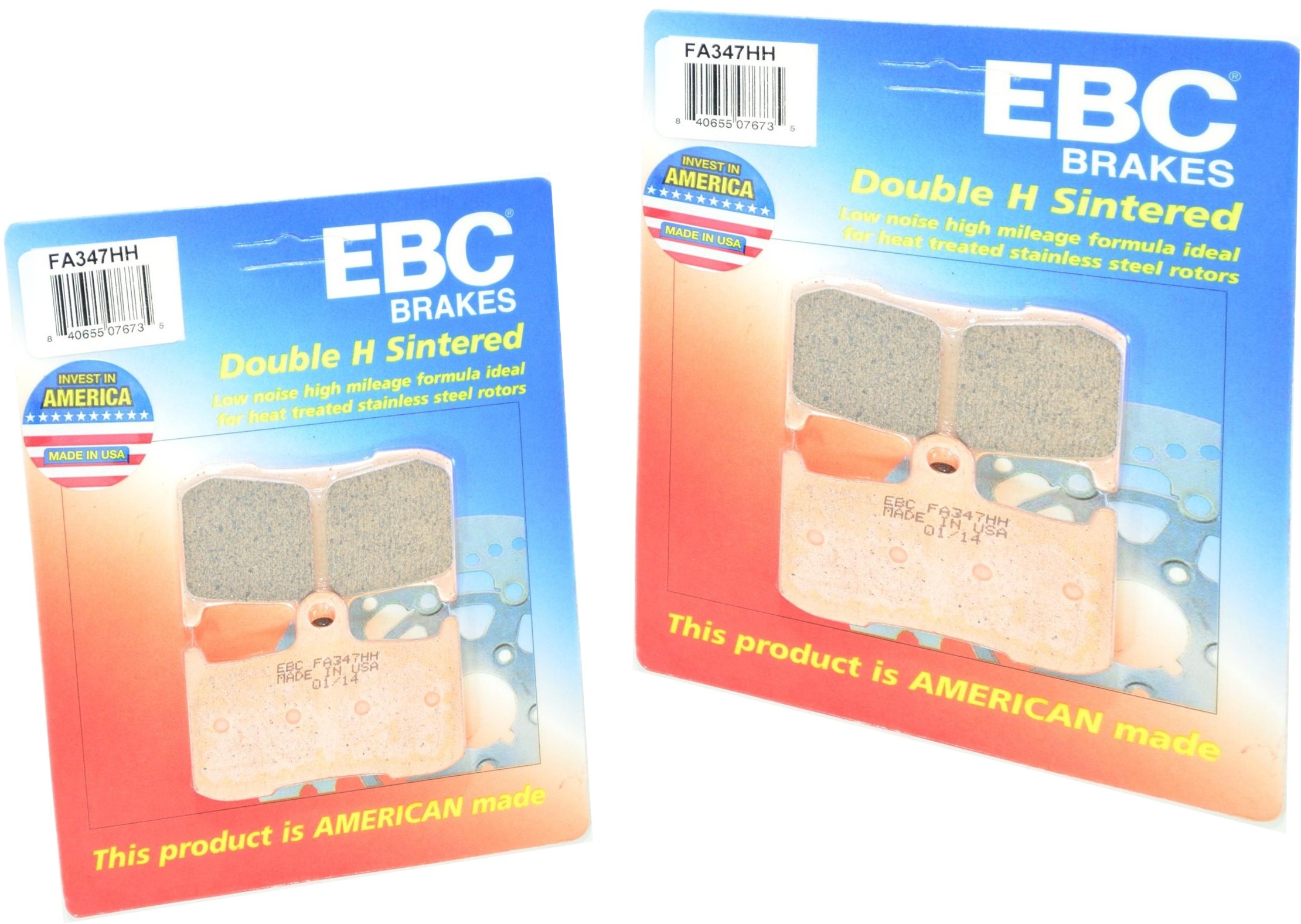 Sintered Double-H Brake Pads Front Set - Click Image to Close