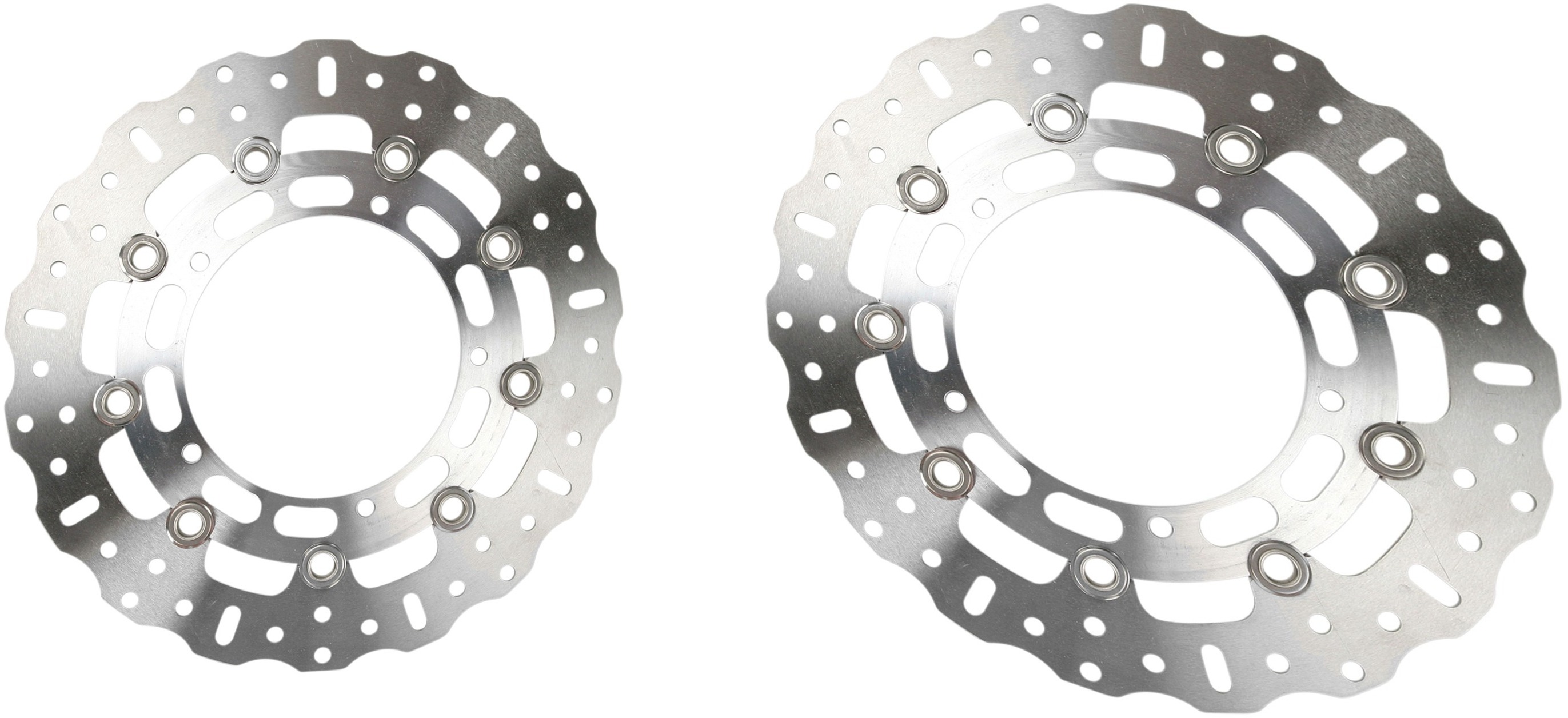 Polished Brake Rotor Front Set - Click Image to Close