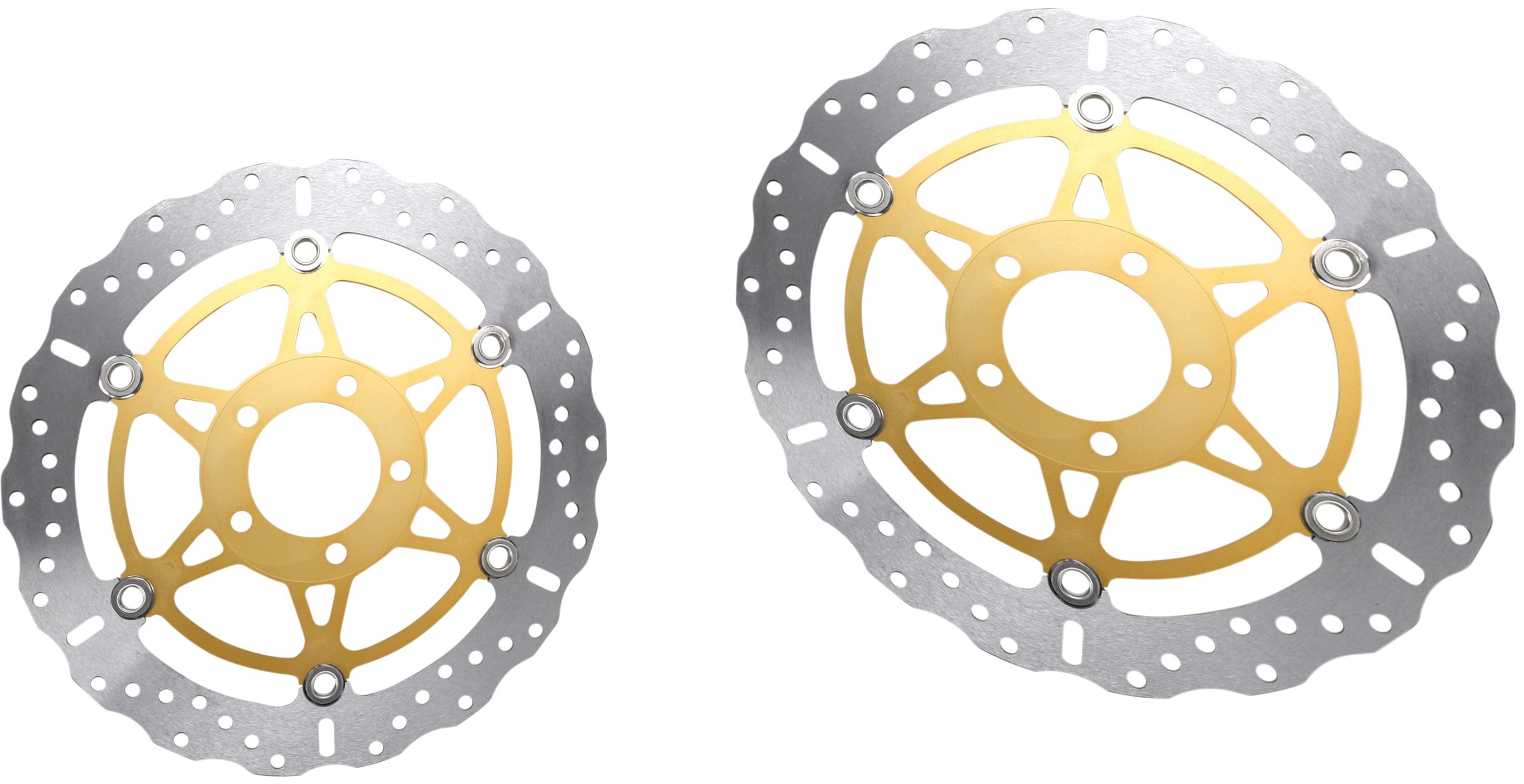 Floating Contour Brake Rotor Front Set - Click Image to Close