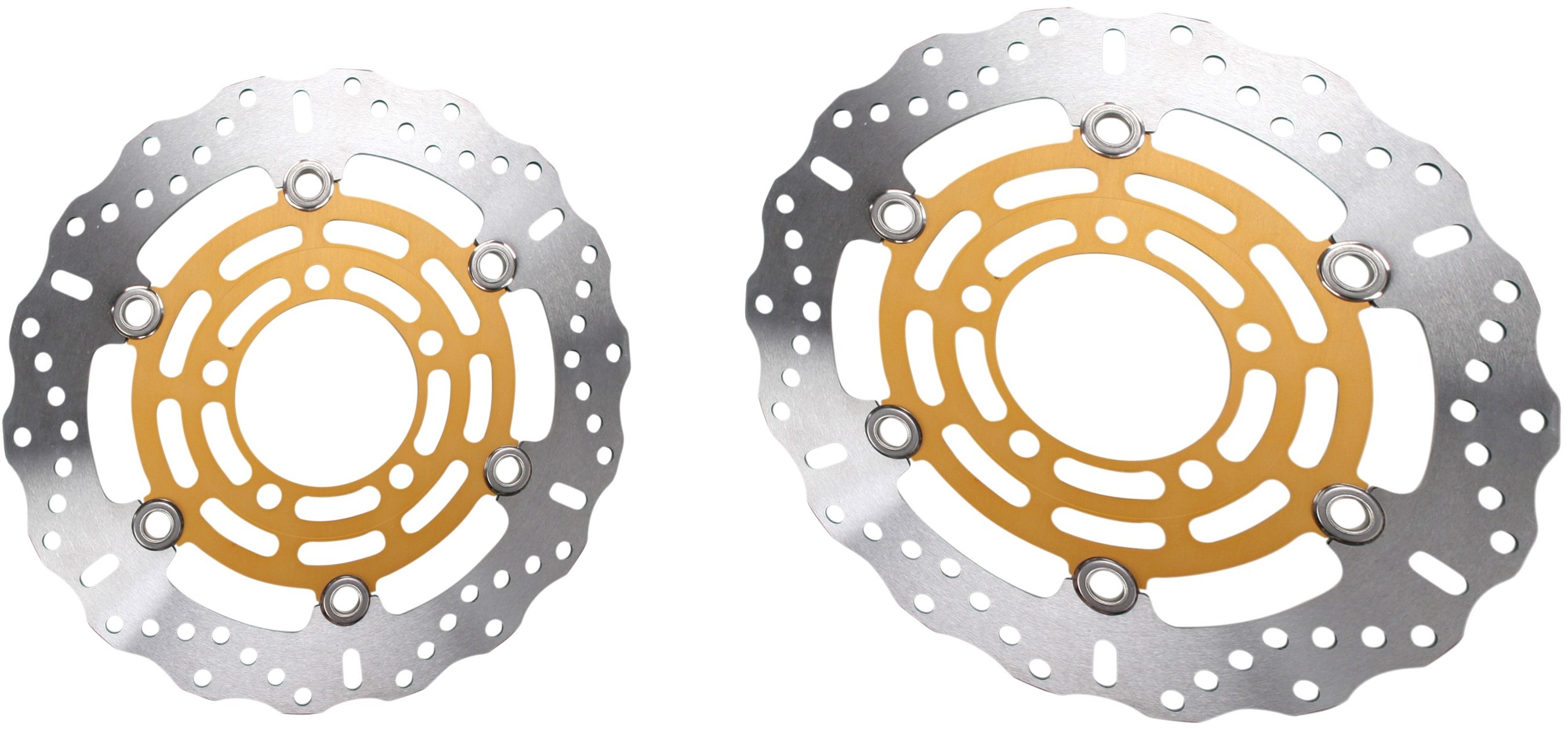 Floating Contour Brake Rotor Front Set - Click Image to Close