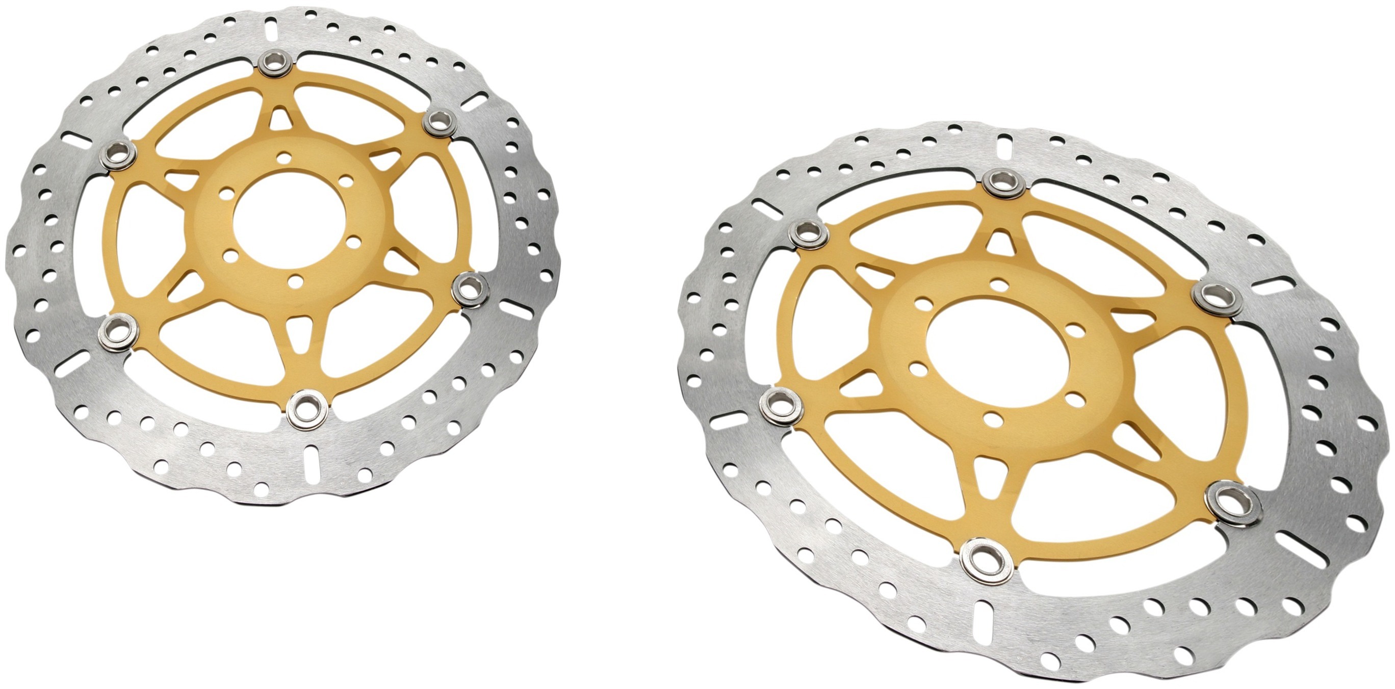 Floating Contour Brake Rotor Front Set - Click Image to Close