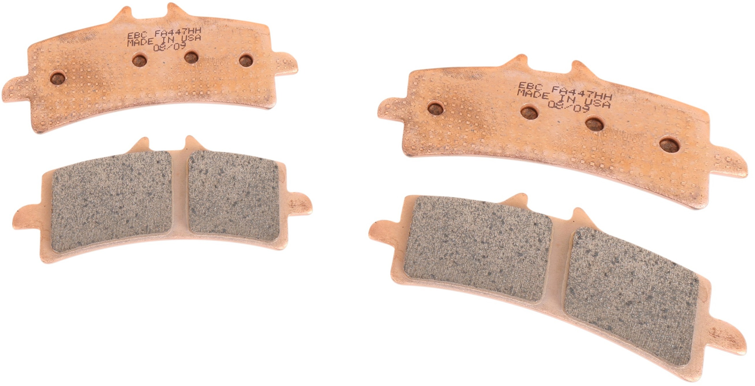 Sintered Double-H Front Brake Pads Set - Click Image to Close