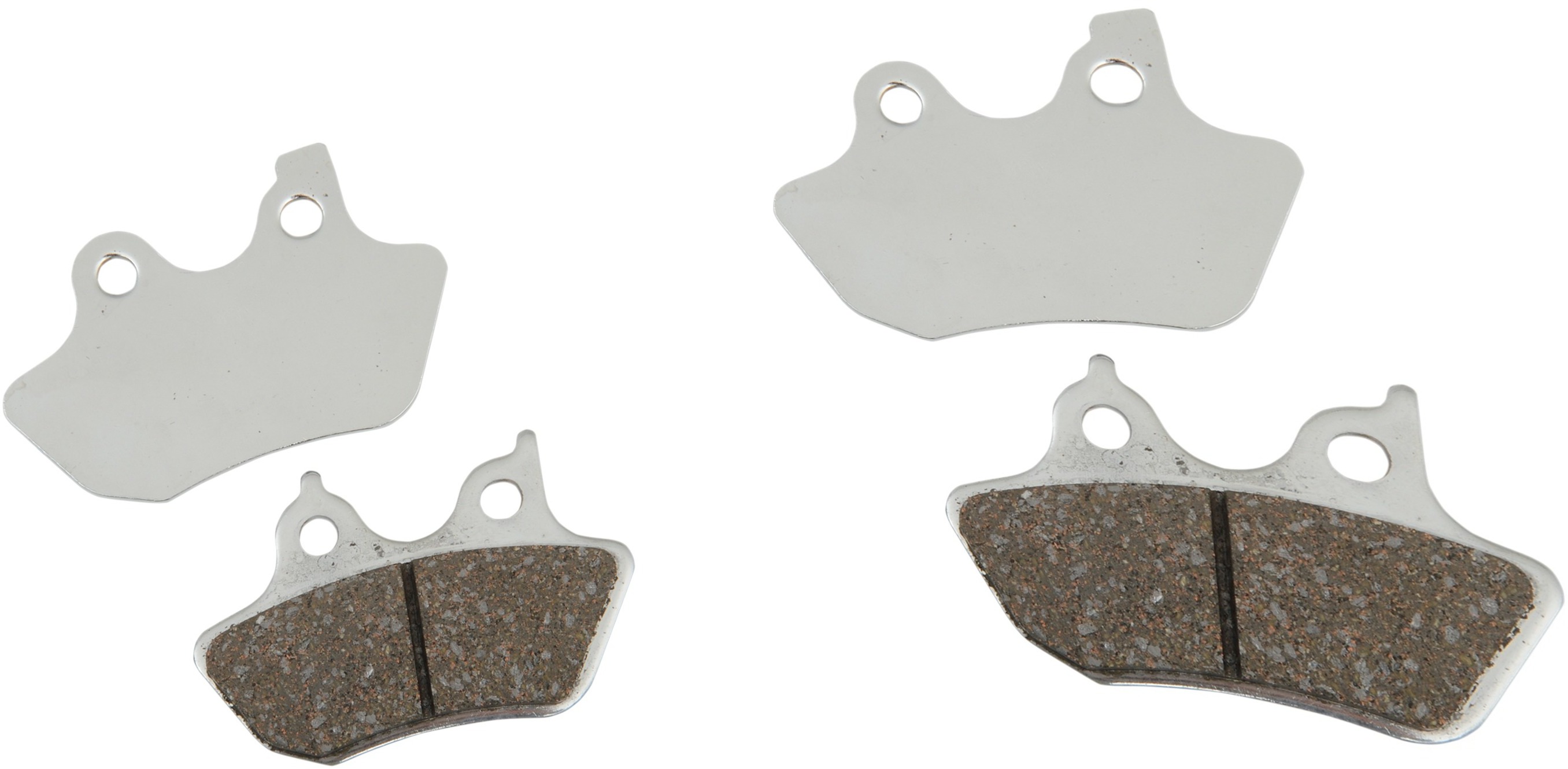 Chromed V Series Brake Pads - Set - Chrome Plated V Series Brake Pads Front Set - Click Image to Close