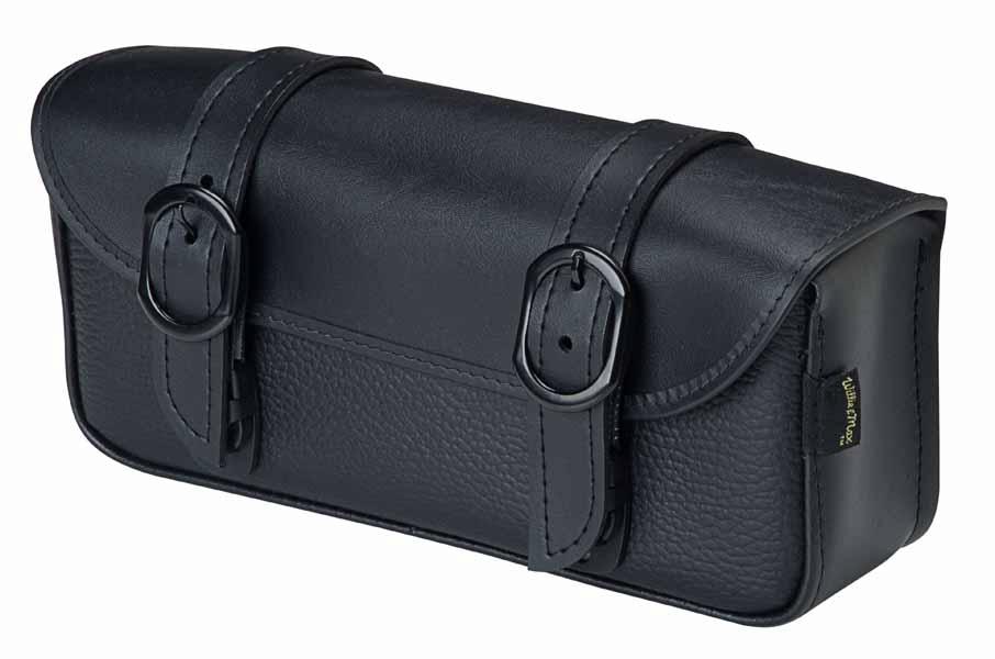 Willie & Max Black Jack Motorcycle Tool Pouch 12"x5"x2.5" Black - Click Image to Close