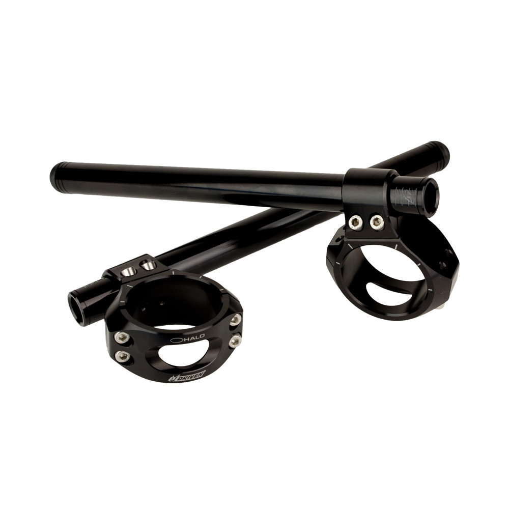 Driven Racing Halo 50mm Clip On Handlebars - Click Image to Close