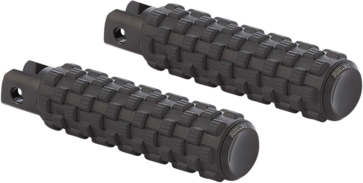 Arlen Ness Air Trax Passenger Pegs Black Fits 2018+ Softail - Click Image to Close
