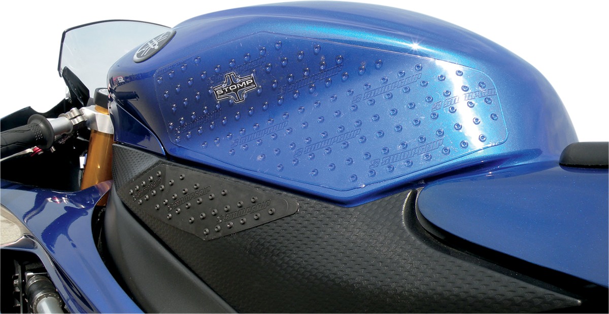 Clear Volcano Profile Traction Pad Tank Kit - For 08-16 Yamaha YZF R6 - Click Image to Close