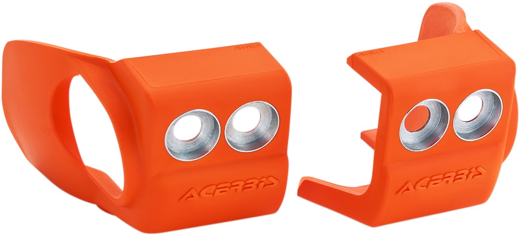 Acerbis Fork Shoe Protectors Orange For KTM Husqvarna GasGas Sherco - Fork shoe protectors For KTM Husqvarna GasGas Sherco - Click Image to Close