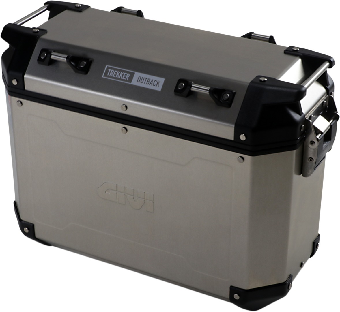 Outback Series Aluminum Side Cases - Outback 37Ltr Sil Side Case R - Click Image to Close
