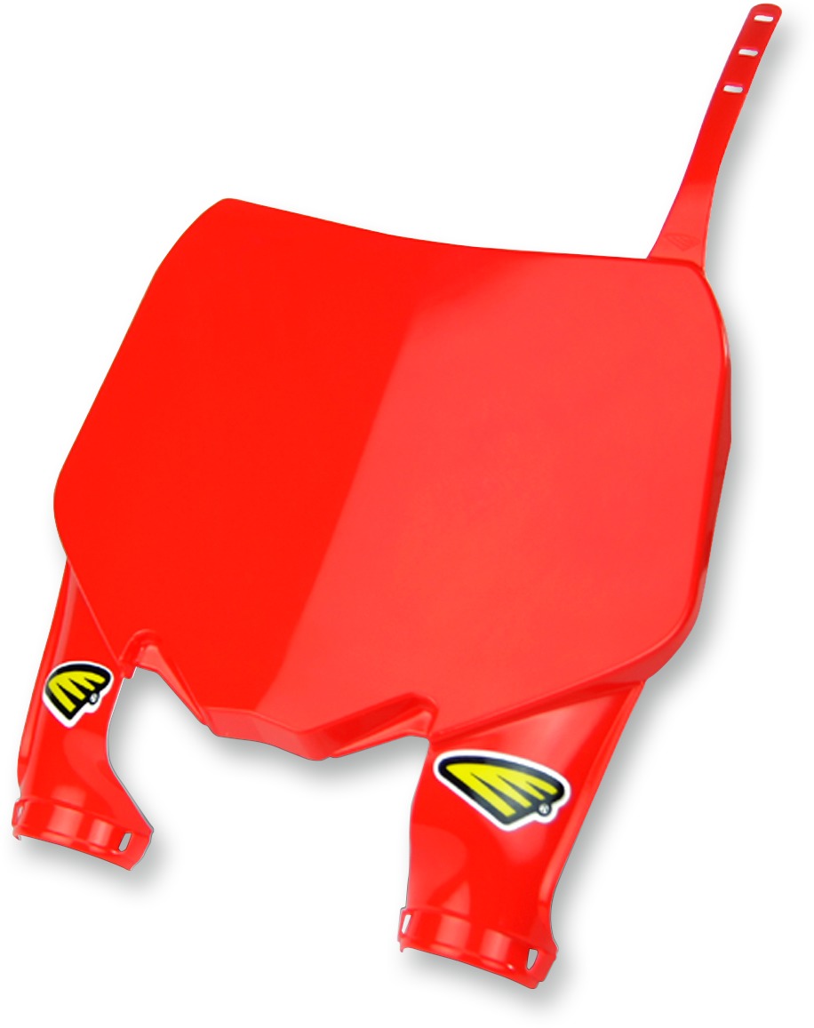 Cycra Stadium Number Plate Red Fits Honda/Suzuki - Click Image to Close